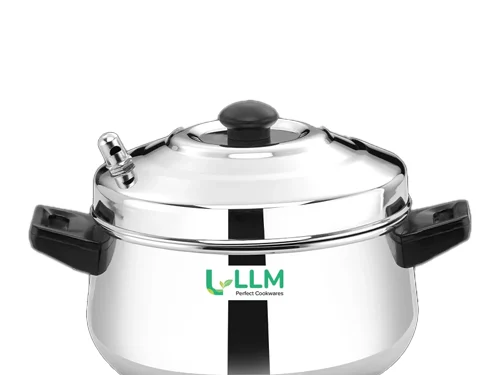 LLM IDLY COOKER SET WITH 4 PLATE CURVE MODEL