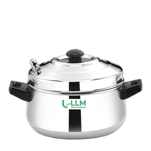 LLM IDLY COOKER SET WITH 4 PLATE CURVE MODEL