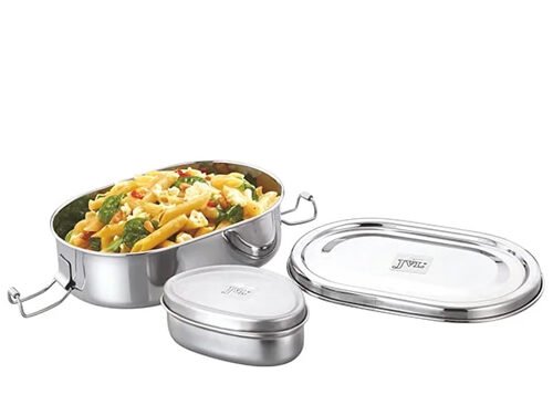 JVL CAPSULE LEAK PROOF LUNCH BOX WITH STEEL CONTAINER
