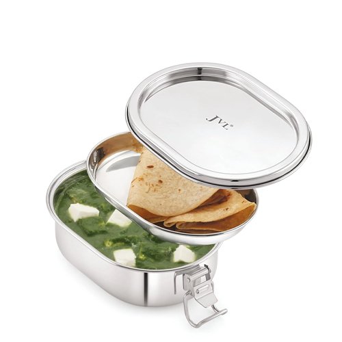 JVL CAPSULE LEAK PROOF LUNCH BOX WITH STEEL PLATE