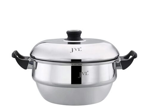 JVL CLASSIC IDLY POT (3 IDLY PLATES & 1 STEAMER PLATE)