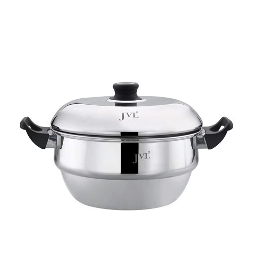 JVL CLASSIC IDLY POT (3 IDLY PLATES & 1 STEAMER PLATE)