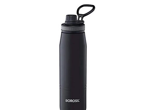 BOROSIL W/B-GOSPORTS 600ML BLACK