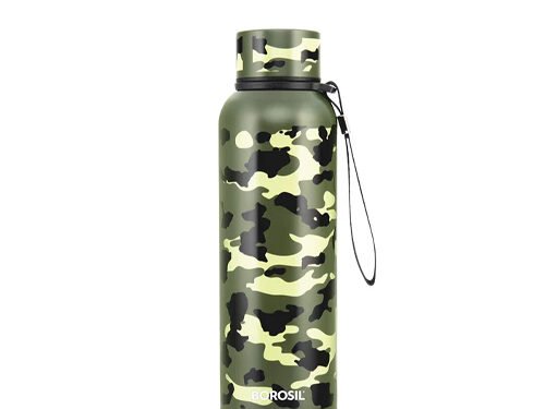 BOROSIL W/B-TREAK 700ML SS (MILITARY)