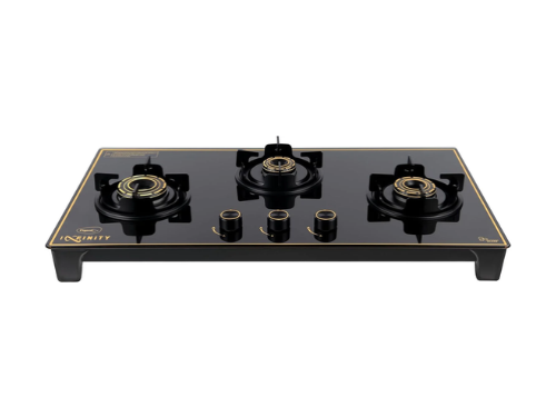 PIGEON GAS STOVE GLASSTOP INFINITY GOLD 3BR