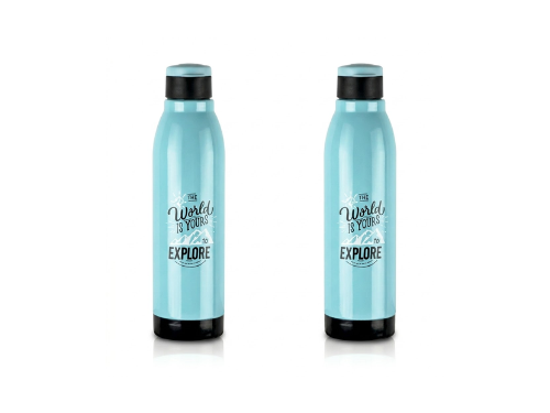CELLO WB-PURO ASPIRE 600ML BLUE(SET OF 2)