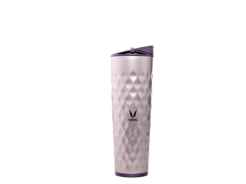 VAYA DRYNK WITH SIPPER LID-600ML (PURPLE)