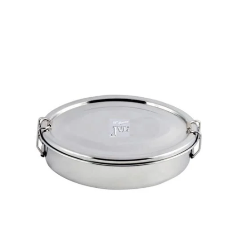JVL OVAL LUNCH BOX WITH STEEL PLATE BIG SO2