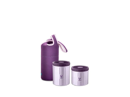 VAYA PRESERVE LUNCHKIT-PRESERVE 300ML+500ML (PURPLE WITH GOBAG PURPLE)