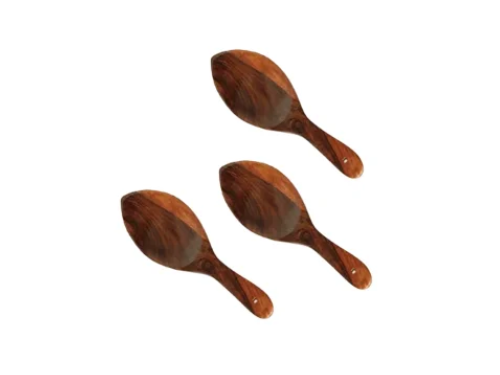 PETALS ETHNIC RICE SPOON HEAVY(SET OF 3)