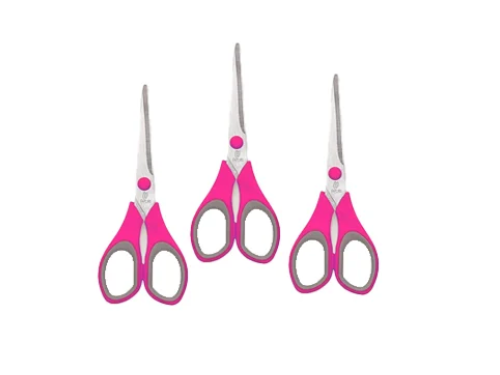 PETALS HOUSEHOLD SCISSOR MEDIUM(SET OF 3)