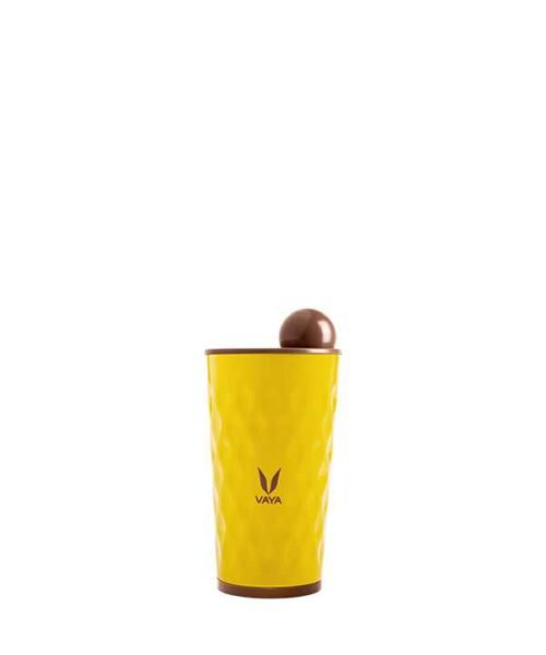 VAYA DRYNK WITH GLOBE LID 350ML (YELLOW)