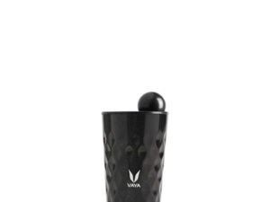 VAYA DRYNK WITH GLOBE LID 350ML (SHINY BLACK)
