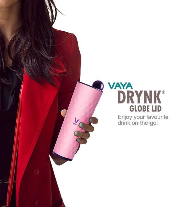 VAYA DRYNK WITH GLOBE LID 600ML (PINK) - Image 5