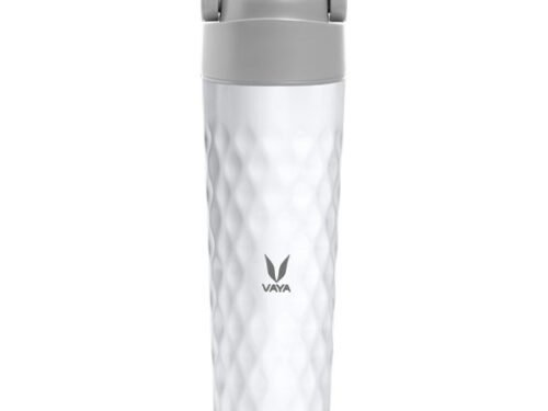 VAYA DRYNK WITH LOOP LID 600ML (WHITE)