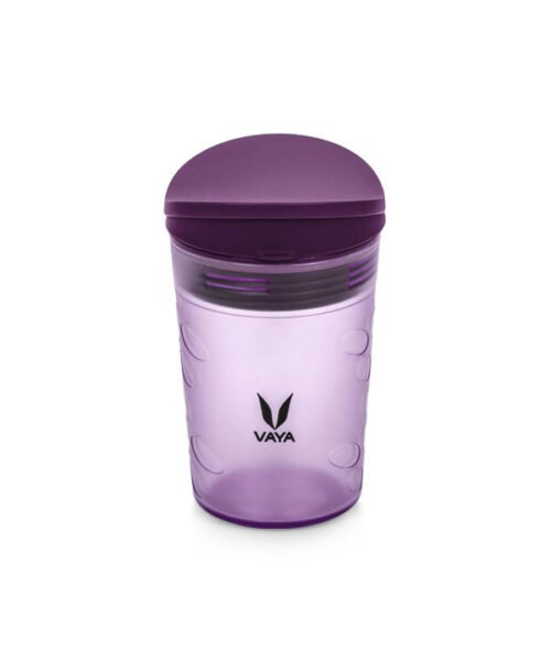 VAYA DRYNK WITH PEDIASAFE LID 280ML (FROSTED PURPLE)