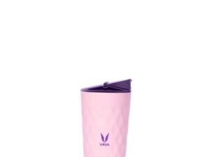 VAYA DRYNK WITH SIPPER LID 350ML (PINK)