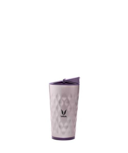 VAYA DRYNK WITH SIPPER LID 350ML (PURPLE)
