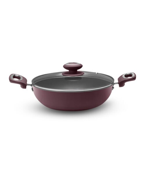 VAYA HAUTECHEF-PTFE KADAI WINTER MINT-WOOD FINISH HANDLE