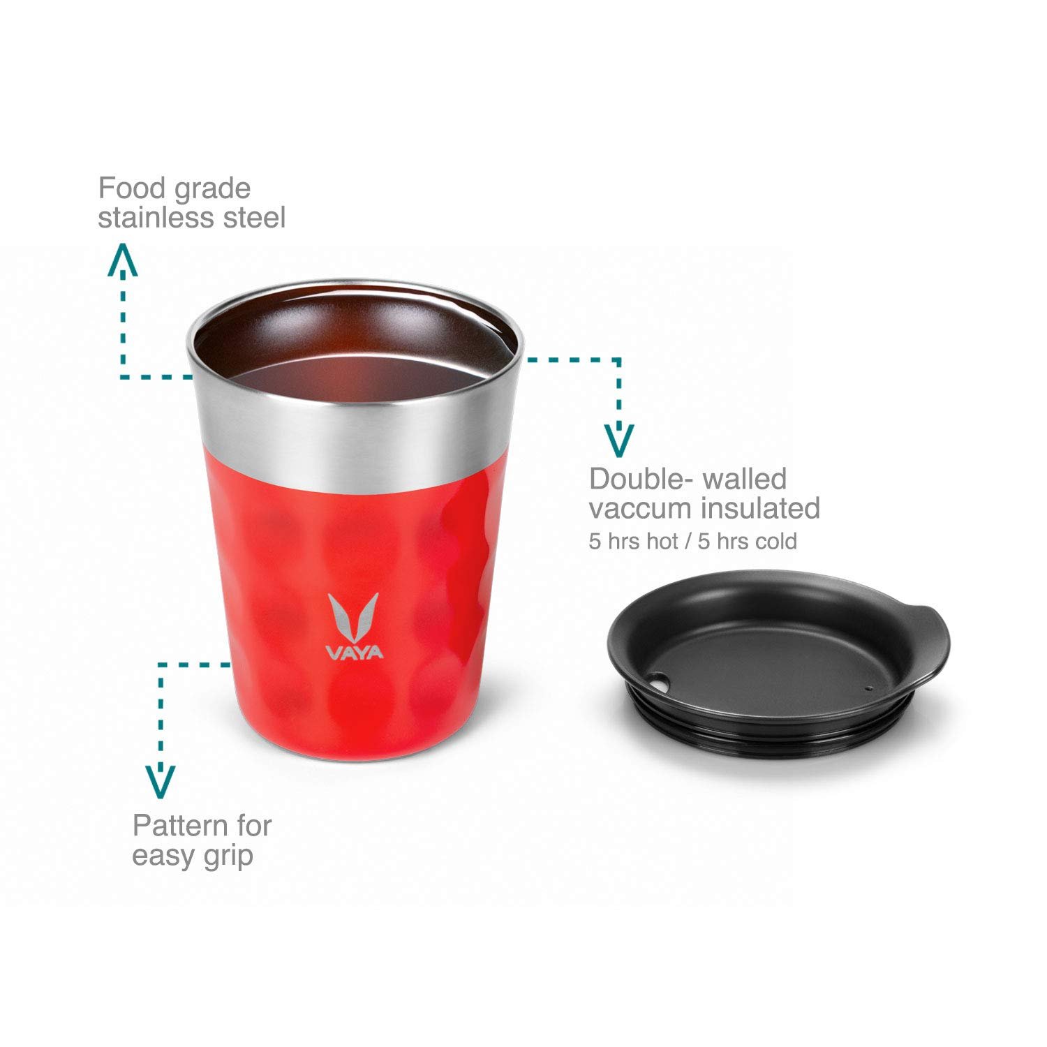 VAYA POPCUP 250ML (SCARLET SUN) - Image 3