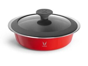 VAYA SERVEWARE GLASS LID 1100ML (SCARLET SUN)