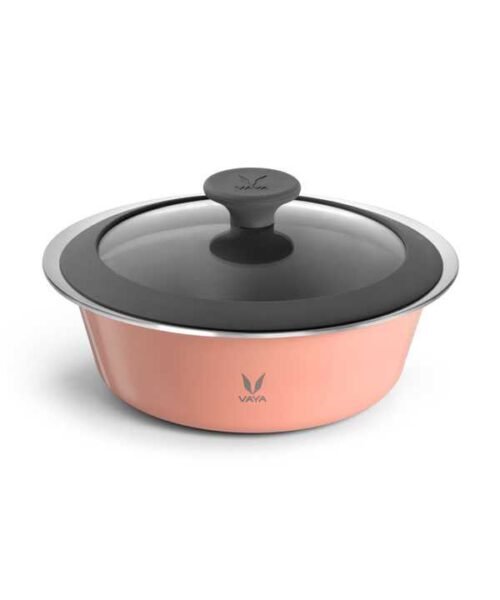VAYA SERVEWARE GLASS LID 1500ML (SANDY CORAL)