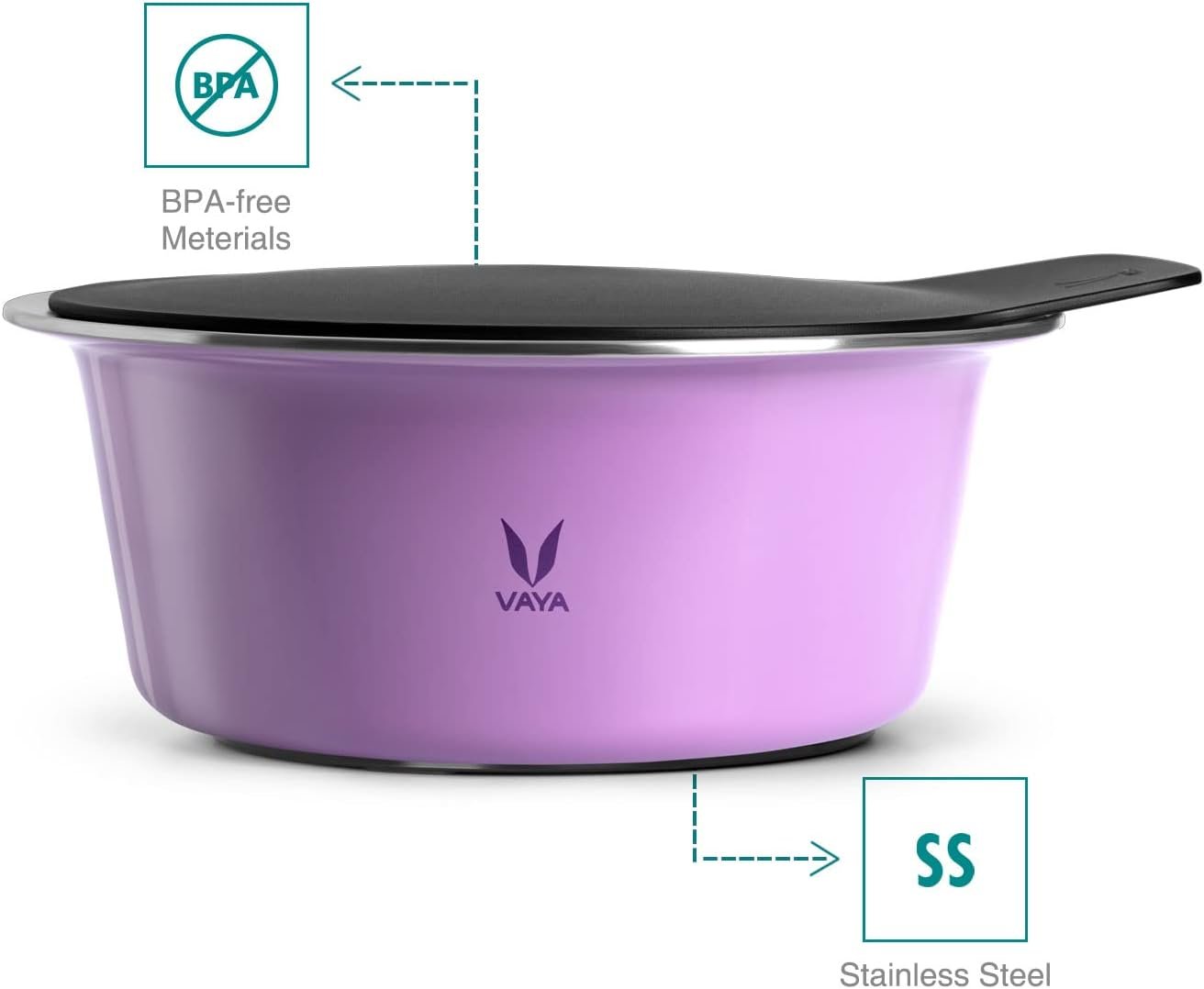 VAYA SERVEWARE STACK LID 2000ML (IRIS PURPLE) - Image 7