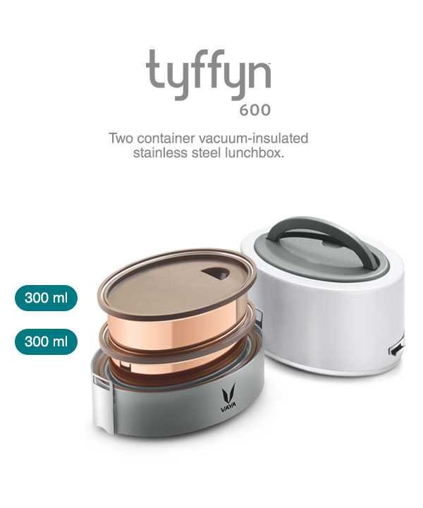 VAYA TYFFYN WITH COPPER-FINISHED CONTAINERS 600ML (WHITE) - Image 7