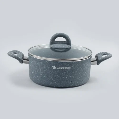 WONDERCHEF CASSEROLE-GRANITE W/LID 240MM