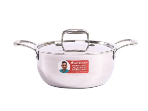 WONDERCHEF CASSEROLE-NIGELLA TRIPLY 3.2LTR W/LID SS