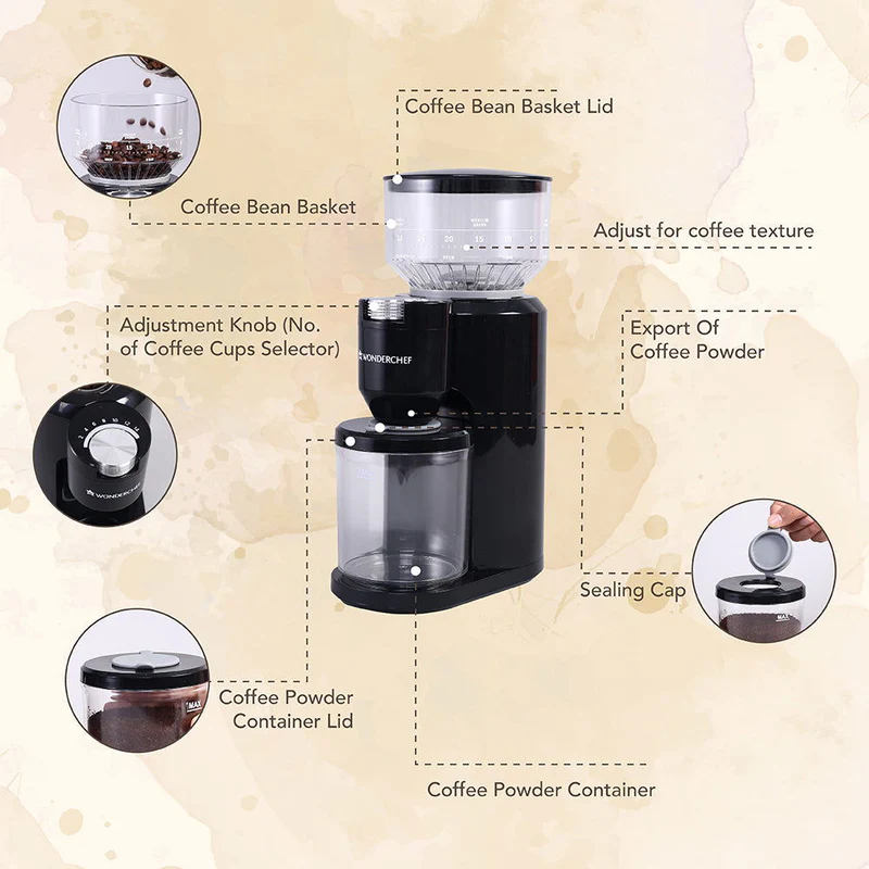 WONDERCHEF COFFEE GRINDER-150W - Image 2