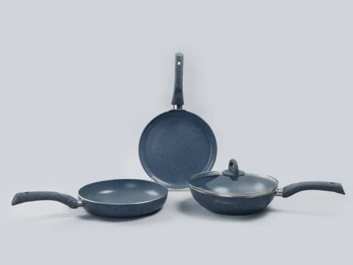 WONDERCHEF COMBI-GRANITE SO4 DOSA TAWA+FRYPAN W/LID+WOK
