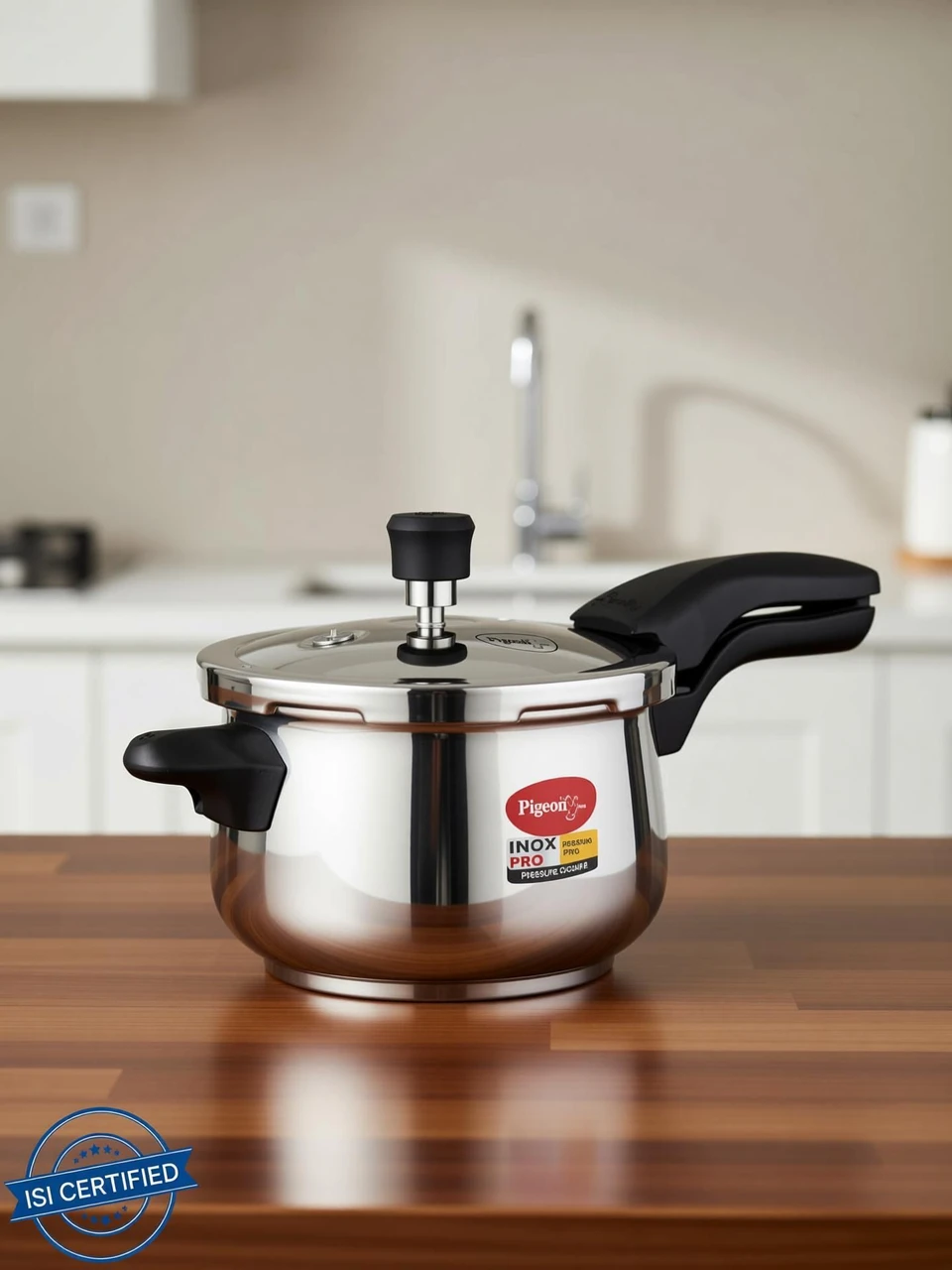 PIGEON INOX PROSS COOKER 3LTR OUTER - Image 4