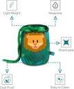 VAYA PRESERVE KIDS LUNCHKIT 300ML (GREEN WITH GOCHAMP LION) - Image 6