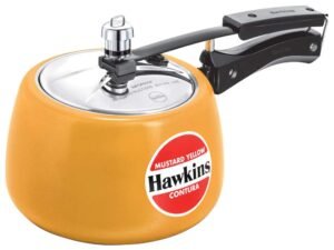 HAWKINS COOKER CEAMIC COATER CONTURA YELLOW 3LTR