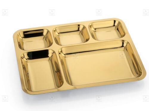 KESARIYA GOLD 5 IN 1 B PLATE SET