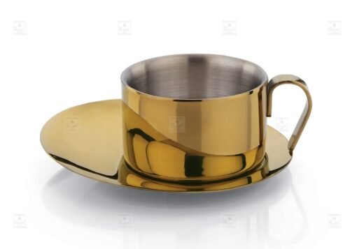 KESARIYA GOLD CUP AND SAUCER