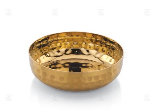KESARIYA GOLD HAMMERED HALWA KATORI