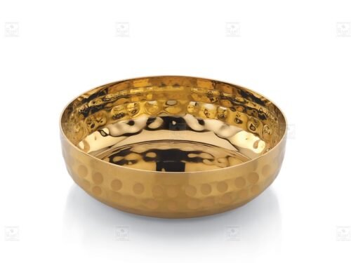 KESARIYA GOLD HAMMERED HALWA KATORI