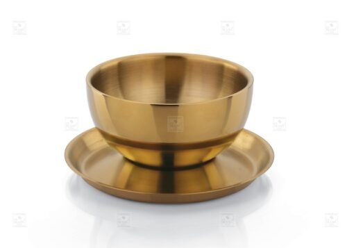KESARIYA GOLD SOUP BOWL