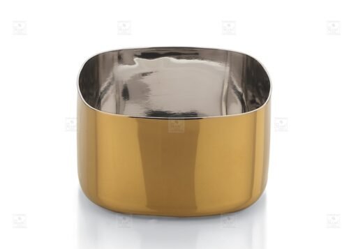 KESARIYA SMALL GOLD SQUARE KATORI