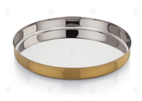 KESARIYA GOLD STRAIGHT THALI