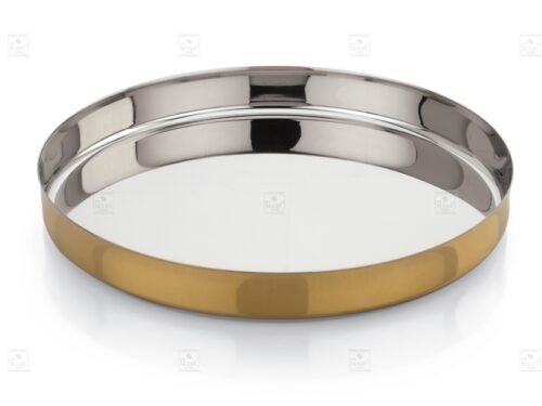 KESARIYA GOLD STRAIGHT THALI