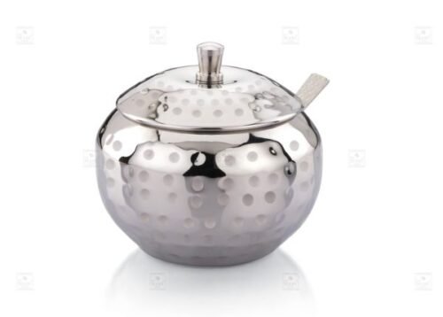 KESARIYA 5.5CM STEEL GHEEPOT HAMMERED