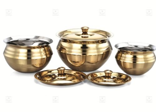 KESARIYA GOLD HANDI SET