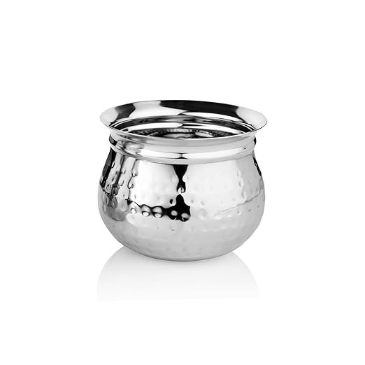 KESARIYA 15 CM/ 1.7 LTR HAMMERED MADRASI HANDI