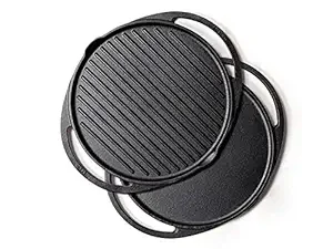 KESARIYA CAST IRON 2 IN 1 GRILL AND DOSA TAWA