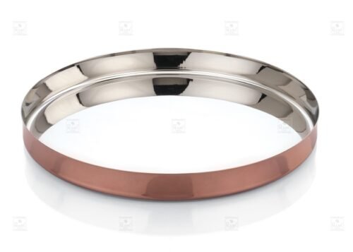 KESARIYA ROSE GOLD STRAIGHT THALI