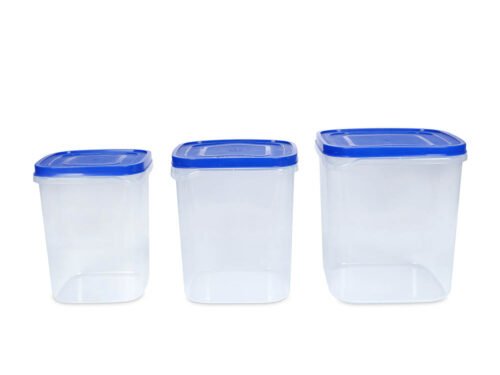 VARMORA GLORY SQUARE CONTAINER SET OF 3 (5, 7, 10 LTR)