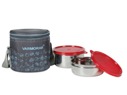 VARMORA SS EXECUTIVE PRINTED LUNCH 2 PC SET (RED)